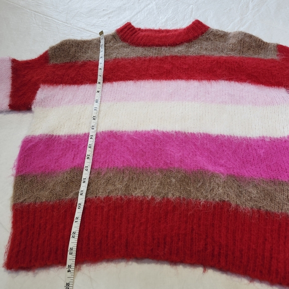 A New Day Size Large  Women's Colorful Striped Sweater - Picture 5 of 8